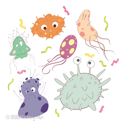 彩色的微生物細胞 微觀世界里的絢爛生命